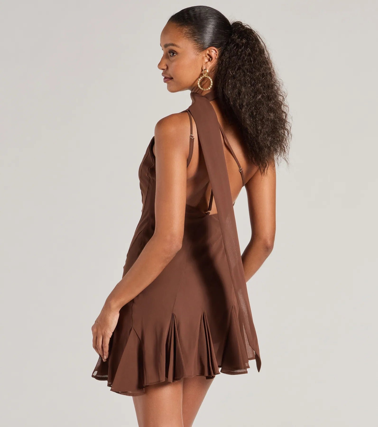 05101-3698_2_BROWN_SleekAndElevatedChiffonScarfNeckMiniDress.jpg