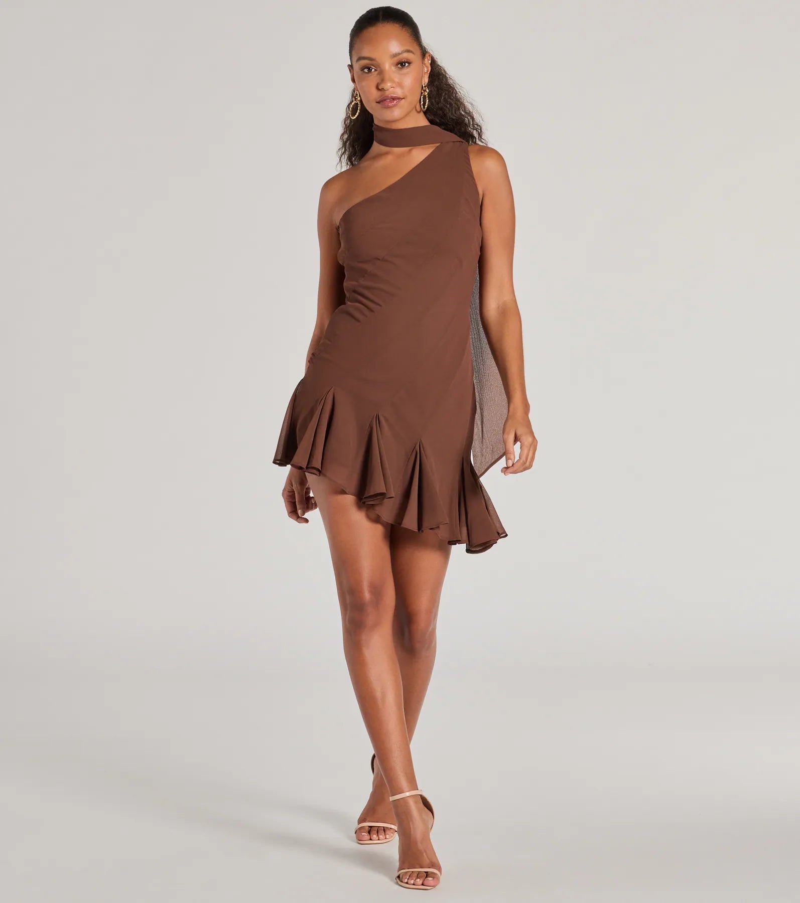 05101-3698_3_BROWN_SleekAndElevatedChiffonScarfNeckMiniDress.jpg